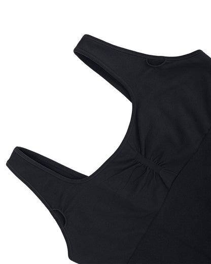 Eco-Chic Backless Thong Bodysuit