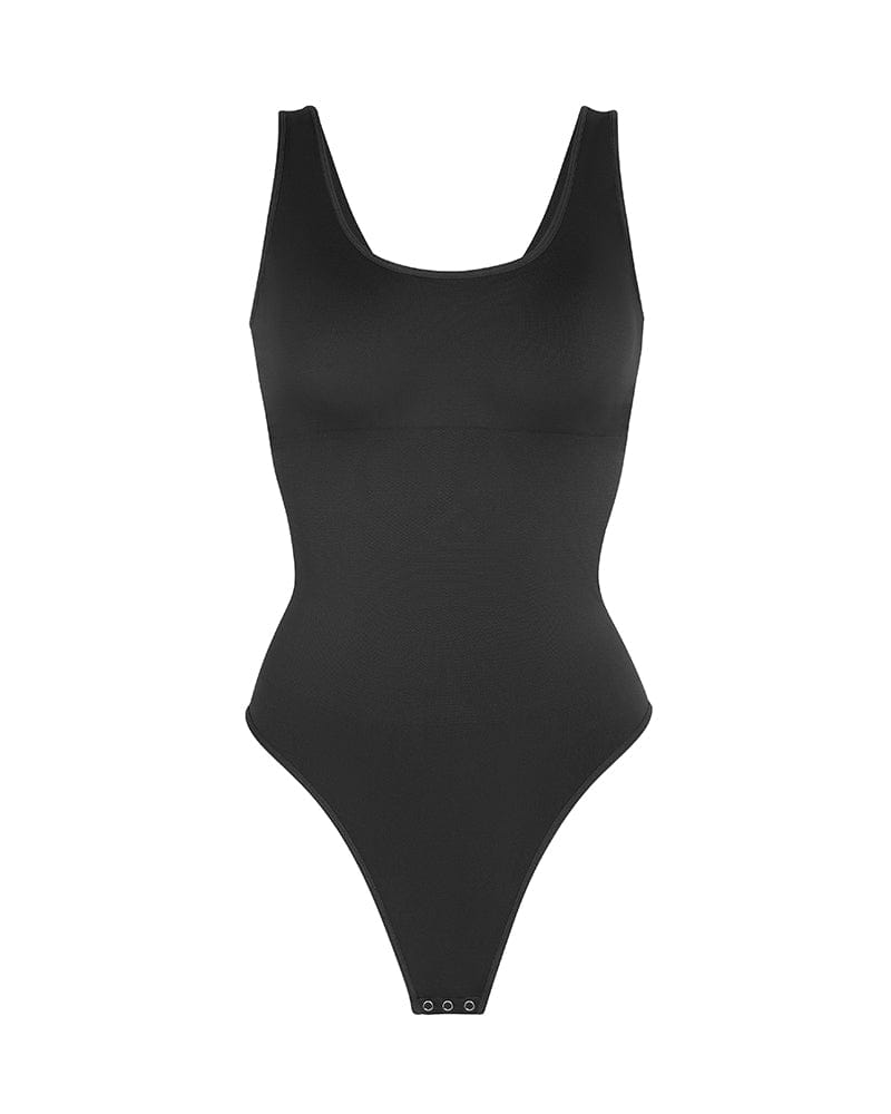 Eco-Chic Backless Thong Bodysuit