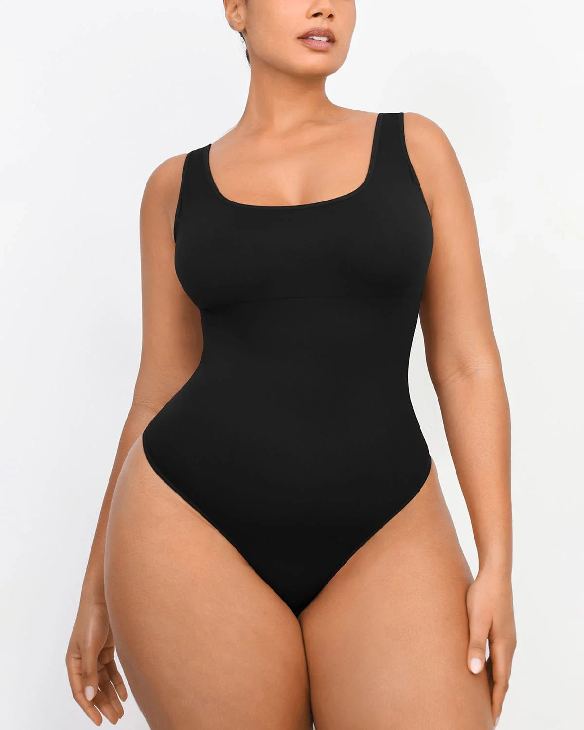 Eco-Chic Backless Thong Bodysuit