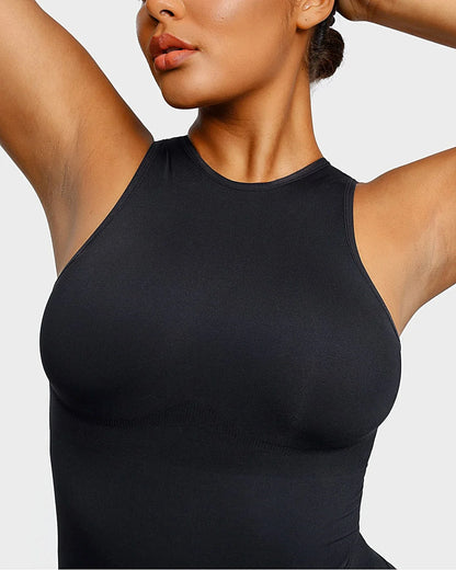 Sleeveless High Neck Bodysuit