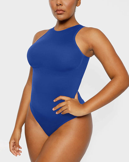 Sleeveless High Neck Bodysuit