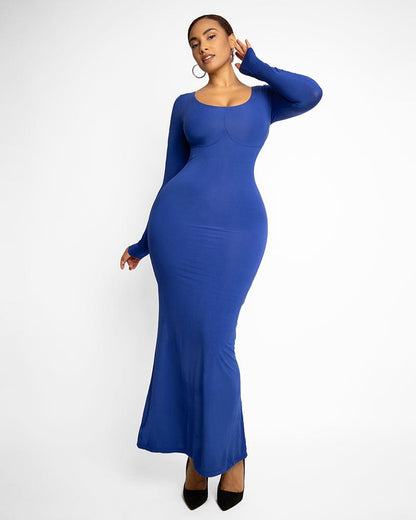 Slim Fit Shaping Maxi Dress