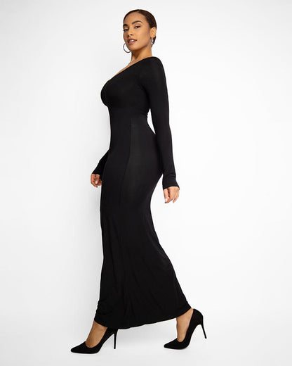 Slim Fit Shaping Maxi Dress