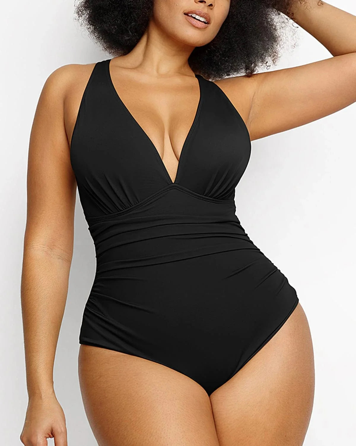 Smart Sculpt Plunge Cutout Swimsuit