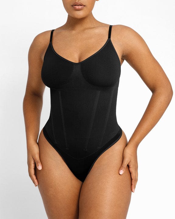 Waist Boning Corset Bodysuit