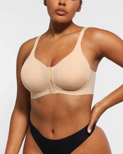 Wireless Front-Hook Back Smooth Bra